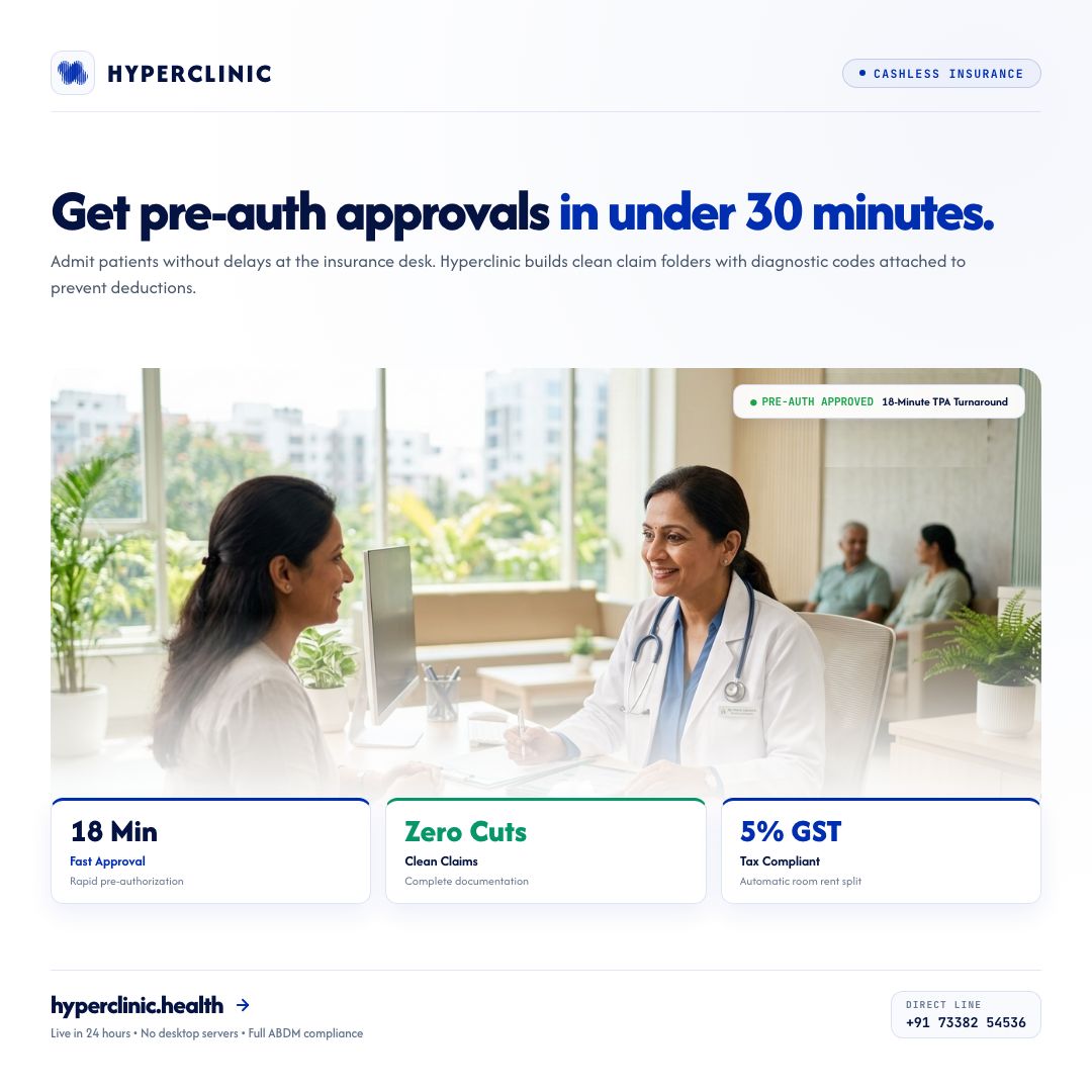 Get pre-auth approvals in under 30 minutes.